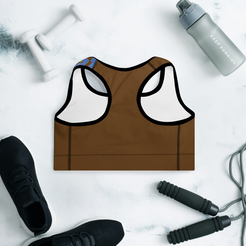 Chocolate Sports Bra