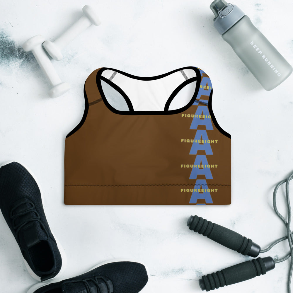 Chocolate Sports Bra