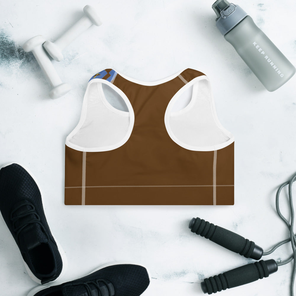 Chocolate Sports Bra