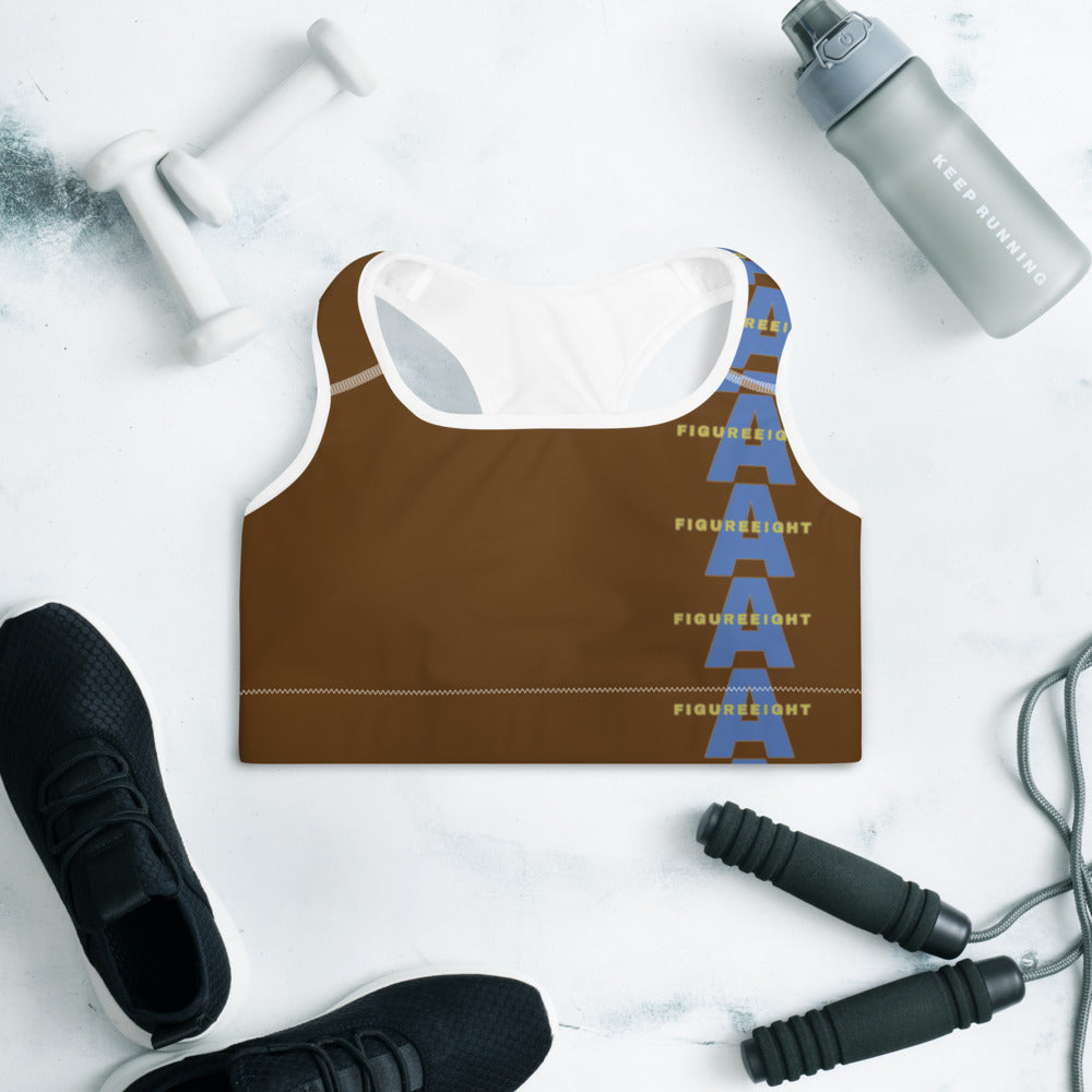 Chocolate Sports Bra